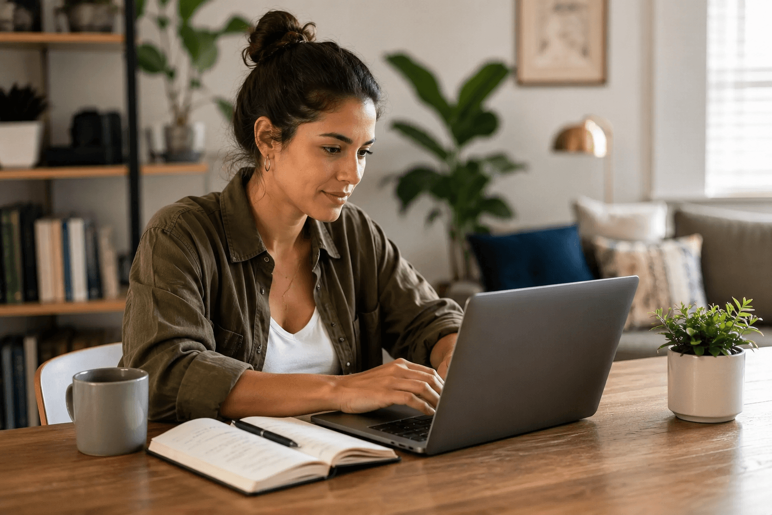 Person reviewing paid research opportunities from a laptop