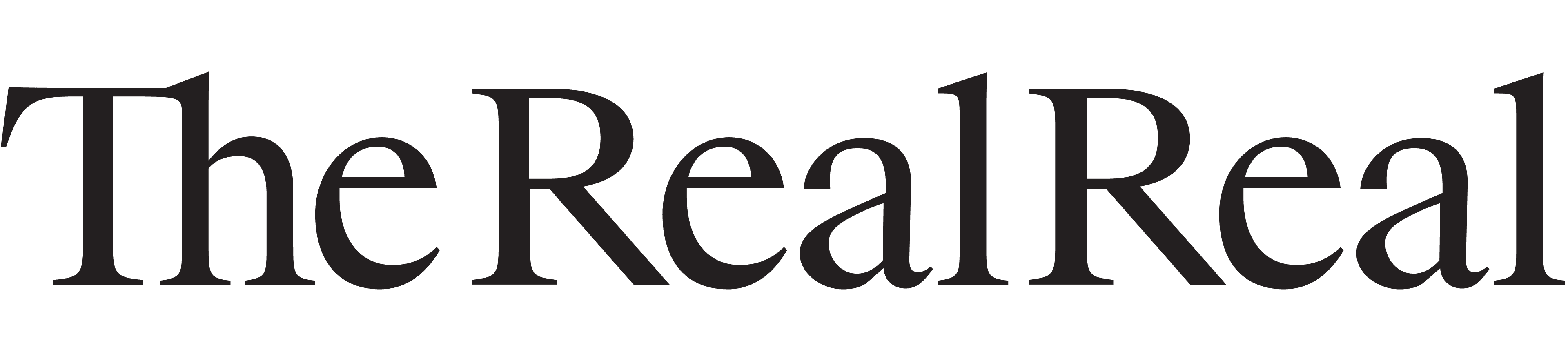 The RealReal e-commerce app logo